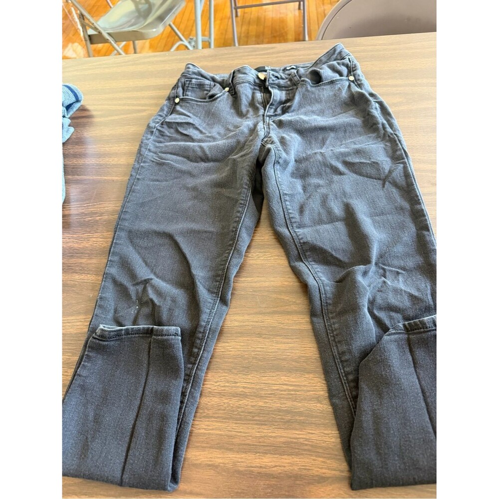 1822 Denim Black Skinny Jeans